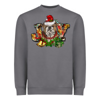 Storm Christmas joy english bulldog Heavyweight Sweatshirt - BarkalooDesign