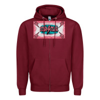 Burgundy western mama pink glitter Zipper Hoodie - BarkalooDesign