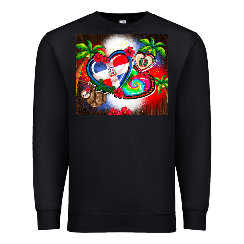 Dominican Republic  Leopard Premium Sweatshirt by AdoDesignShop | Teevron