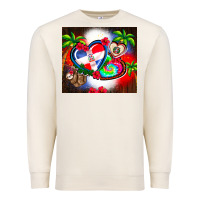Sandshell dominican republic  leopard Premium Sweatshirt - AdoDesignShop