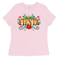 Bubblegum Pink fiesta cinco de mayo Ladies Tee - CowGirlArtShop