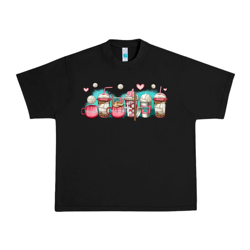 Volleyball Coffee Cups Urban Heavy Tee by Jasminsmagicworld | Teevron