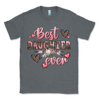 Charcoal Heather best daughter ever mother's day Classic Tee - CowGirlArtShop