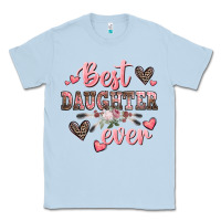 Dusty Blue best daughter ever mother's day Classic Tee - CowGirlArtShop