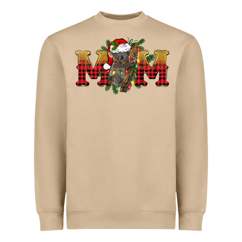 Christmas Koala Mom Heavyweight Sweatshirt by BarkalooDesign | Teevron