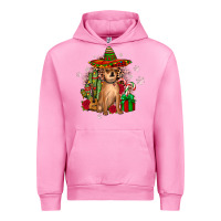 Fuchsia Pink Chihuahua Christmas Urban Hoodie - JahusDesignShop