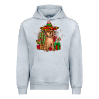Heather Grey Chihuahua Christmas Urban Hoodie - JahusDesignShop