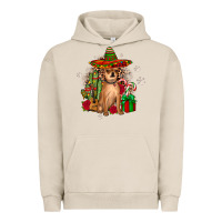 Pigment French Oak Chihuahua Christmas Urban Hoodie - JahusDesignShop