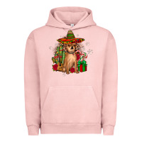 Pigment Salmon Chihuahua Christmas Urban Hoodie - JahusDesignShop