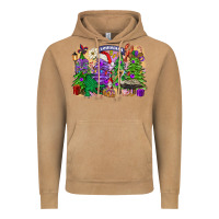 Christmas Louisiana Mardi Gras Trees Vintage Hoodie | Teevron
