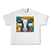 Lunar Rock Cows Gemstone Sunflowers Tumbler Urban Heavy Tee - CowCowDesign