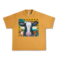 Peanut Butter Cows Gemstone Sunflowers Tumbler Urban Heavy Tee - CowCowDesign