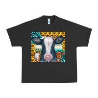 Pigment Black Cows Gemstone Sunflowers Tumbler Urban Heavy Tee - CowCowDesign