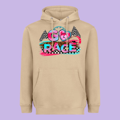 Go Race Heavyweight Hoodie Designed By Adodesignshop