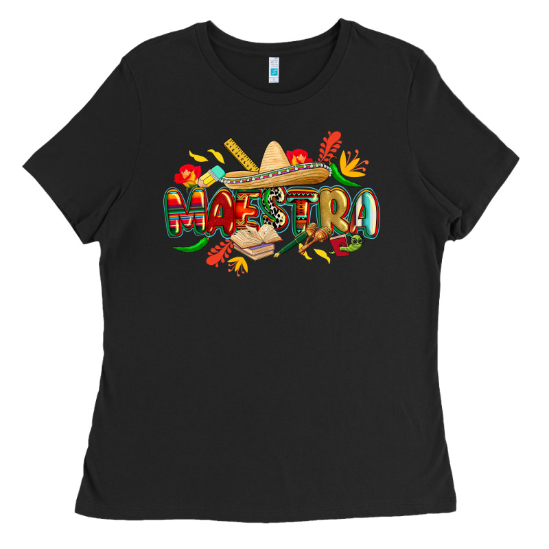 Cinco De Mayo Maestra Ladies Tee by CowGirlArtShop | Teevron
