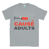 Heather Grey Vaccines Cause Adults Classic Tee - Bettercallsaul