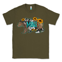Army Green baby bear mini sunflowers leopard cowhide mother's day Classic Tee - Jasminsmagicworld