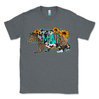 Charcoal Heather baby bear mini sunflowers leopard cowhide mother's day Classic Tee - Jasminsmagicworld