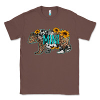 Chestnut baby bear mini sunflowers leopard cowhide mother's day Classic Tee - Jasminsmagicworld