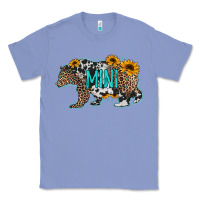 Colony Blue baby bear mini sunflowers leopard cowhide mother's day Classic Tee - Jasminsmagicworld