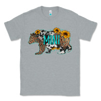 Heather Grey baby bear mini sunflowers leopard cowhide mother's day Classic Tee - Jasminsmagicworld