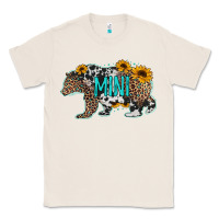 Natural baby bear mini sunflowers leopard cowhide mother's day Classic Tee - Jasminsmagicworld