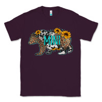 Plum baby bear mini sunflowers leopard cowhide mother's day Classic Tee - Jasminsmagicworld