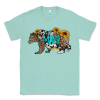 Seafoam baby bear mini sunflowers leopard cowhide mother's day Classic Tee - Jasminsmagicworld