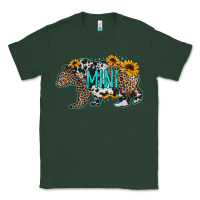 Sports Green baby bear mini sunflowers leopard cowhide mother's day Classic Tee - Jasminsmagicworld