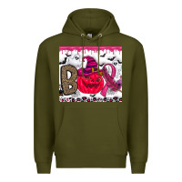 Army Green Boo october Premium Hoodie - CowhideDigitalArt