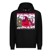 Black Boo october Premium Hoodie - CowhideDigitalArt