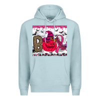Blue Mist Boo october Premium Hoodie - CowhideDigitalArt