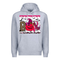 Heather Grey Boo october Premium Hoodie - CowhideDigitalArt
