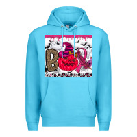 Ocean Blue Boo october Premium Hoodie - CowhideDigitalArt