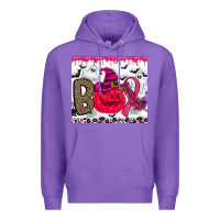 Purple Boo october Premium Hoodie - CowhideDigitalArt