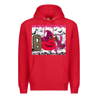 Red Boo october Premium Hoodie - CowhideDigitalArt
