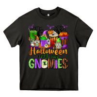 Asphalt Halloween with My Gnomies Coffee Cups Heavy Core Tee - texasbilliewilder