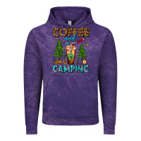 Cloud Purple Coffee And Camping Frappe Vintage Hoodie - FaDigitalArtStudio
