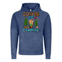Vintage Denim Coffee And Camping Frappe Vintage Hoodie - FaDigitalArtStudio