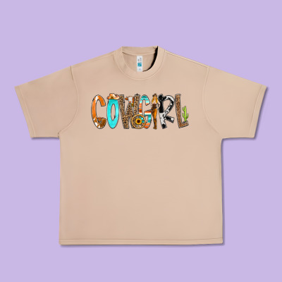 Cowgirl Min Urban Heavy Tee Designed By Cowcowdesign