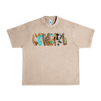 French Oak Cowgirl Min Urban Heavy Tee - CowCowDesign