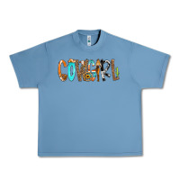 Pebble Blue Cowgirl Min Urban Heavy Tee - CowCowDesign