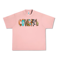 Salmon Cowgirl Min Urban Heavy Tee - CowCowDesign