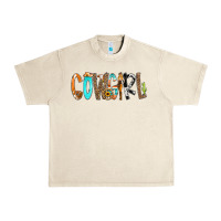 Sandshell Cowgirl Min Urban Heavy Tee - CowCowDesign