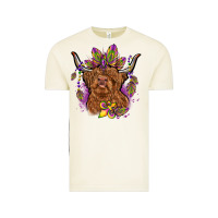 Vintage Arctic mardi gras cow Vintage Tee - OliviaCreatesArt