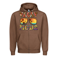 Chestnut vacay mode Zipper Hoodie - BarkalooDesign