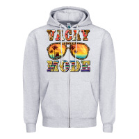 Heather Grey vacay mode Zipper Hoodie - BarkalooDesign