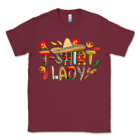 Burgundy cinco de mayo lady Classic Tee - CowGirlArtShop
