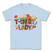 Dusty Blue cinco de mayo lady Classic Tee - CowGirlArtShop