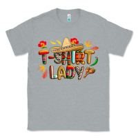 Heather Grey cinco de mayo lady Classic Tee - CowGirlArtShop